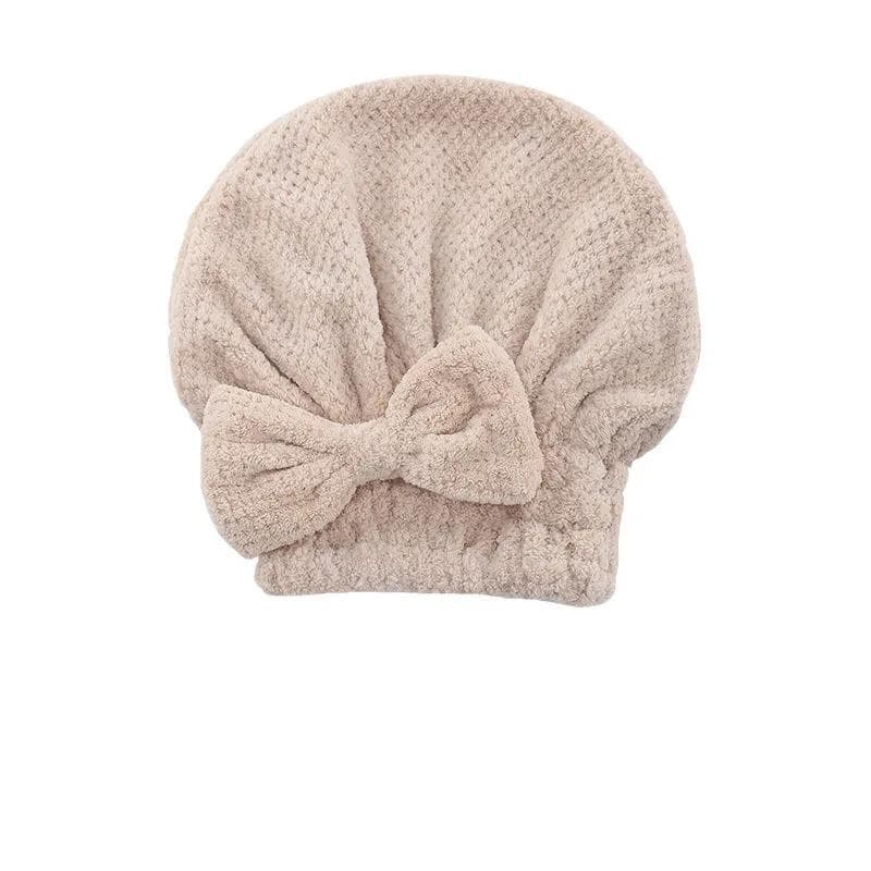 Quick Hair Drying Bath Towel Spa Bowknot Wrap Towel Cap Bathroom Accessories Thicken Bonnets For Women Designer Shower Cap