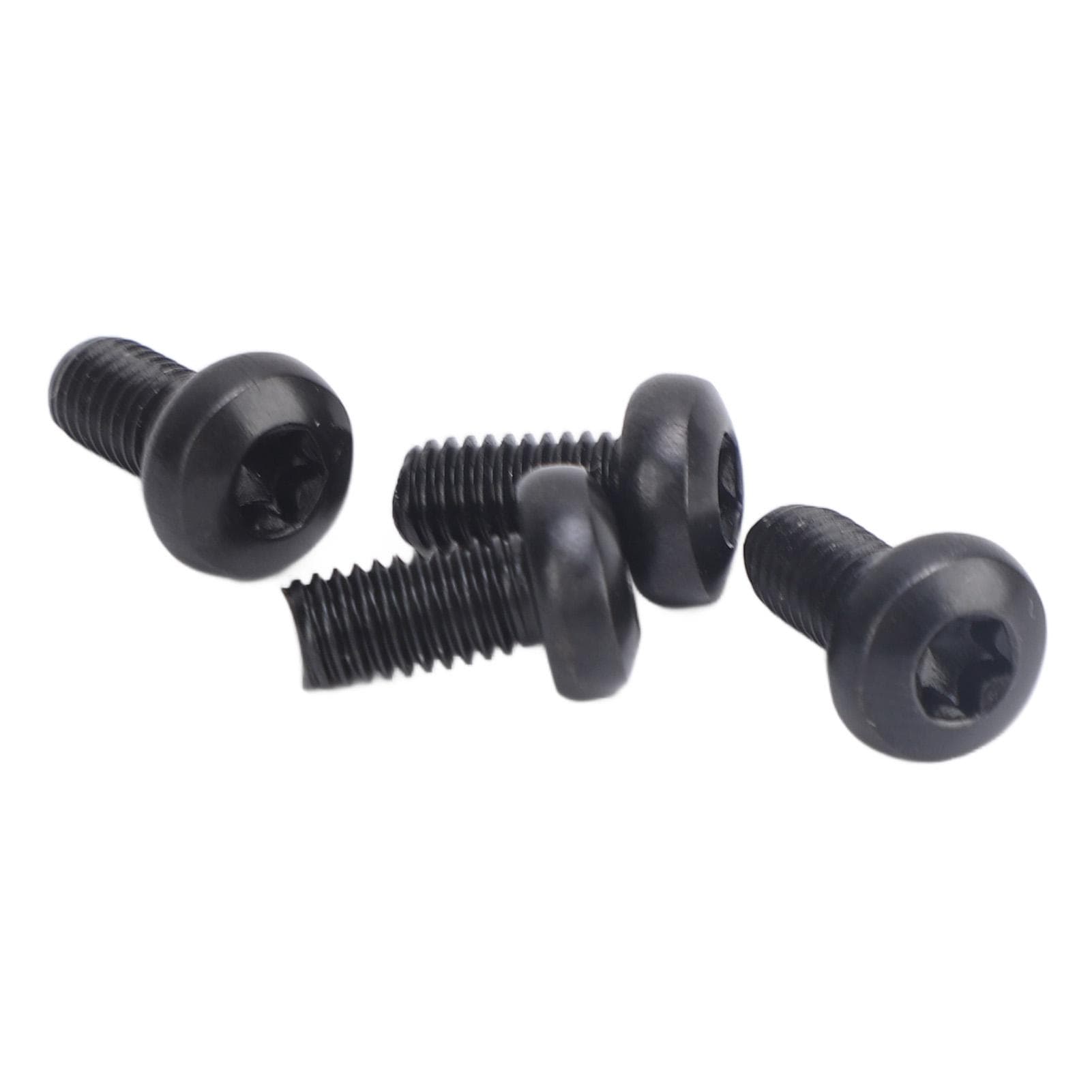 4pcs Black License Plate Screws Stainless Steel Star T25 Drive License Plate Screws for Model 3