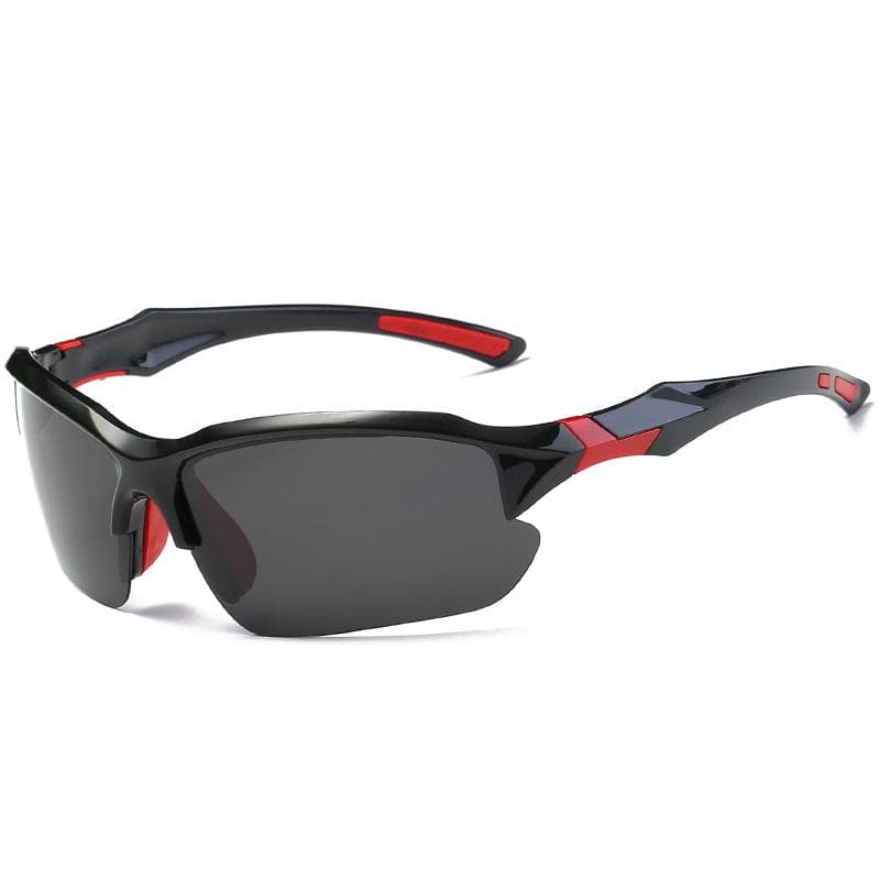 UV400 Polarized Sunglasses Riding Bicycle Sports Sun Glasses Driver Goggles red