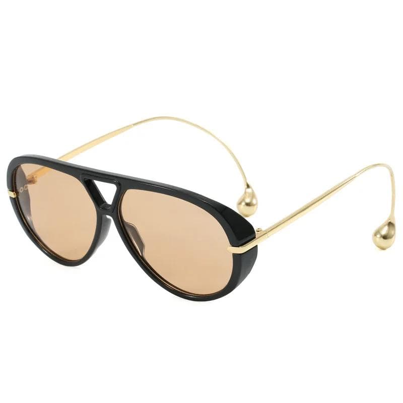 Super Sized Retro Pilot Sunglasses for Men Women Fashion Punk Sun Glasses UV Protection Stylish Visors