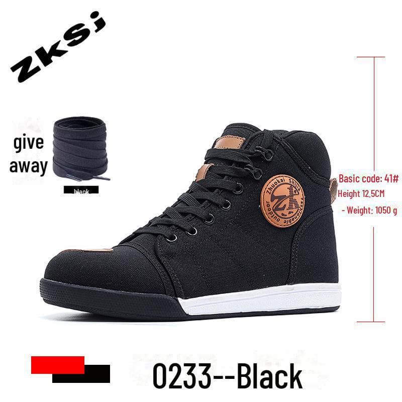 All-Season Breathable Motorcycle Riding Boots - Anti-Fall, Road Racing & Parkour Shoes 42