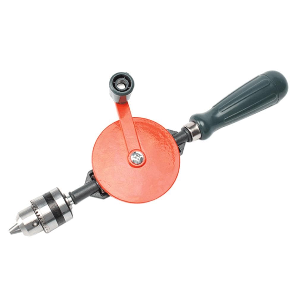 Hand Crank Drill All Steel Casting Drilling Drill Portable Mini Manual Drill with Double Pinions Hand Drill Tool for WoodPlasticsPVCGlass Fibre 1