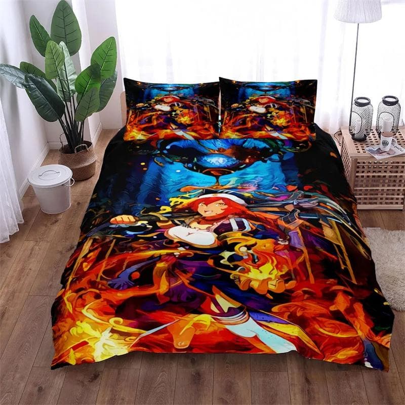 Tintin Adventure Pattern All Season Duvet Cover Bedding Comforter sets Soft Quilt Cover and Pillowcases Single/Double/Queen/King 140x200cm 2pcs