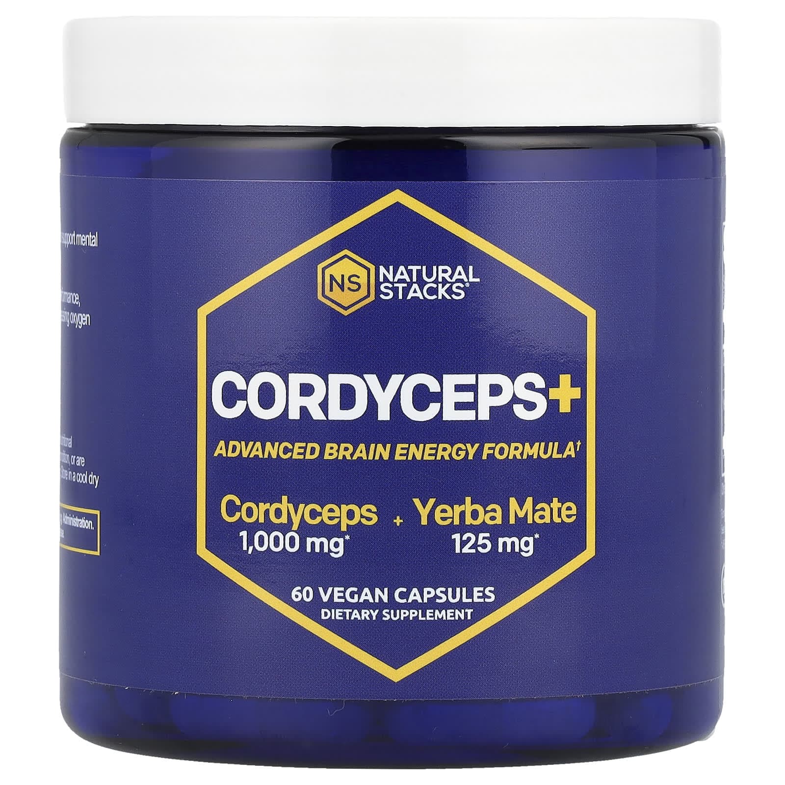 Natural Stacks, Cordyceps sinensis+, 60 veggie capsules