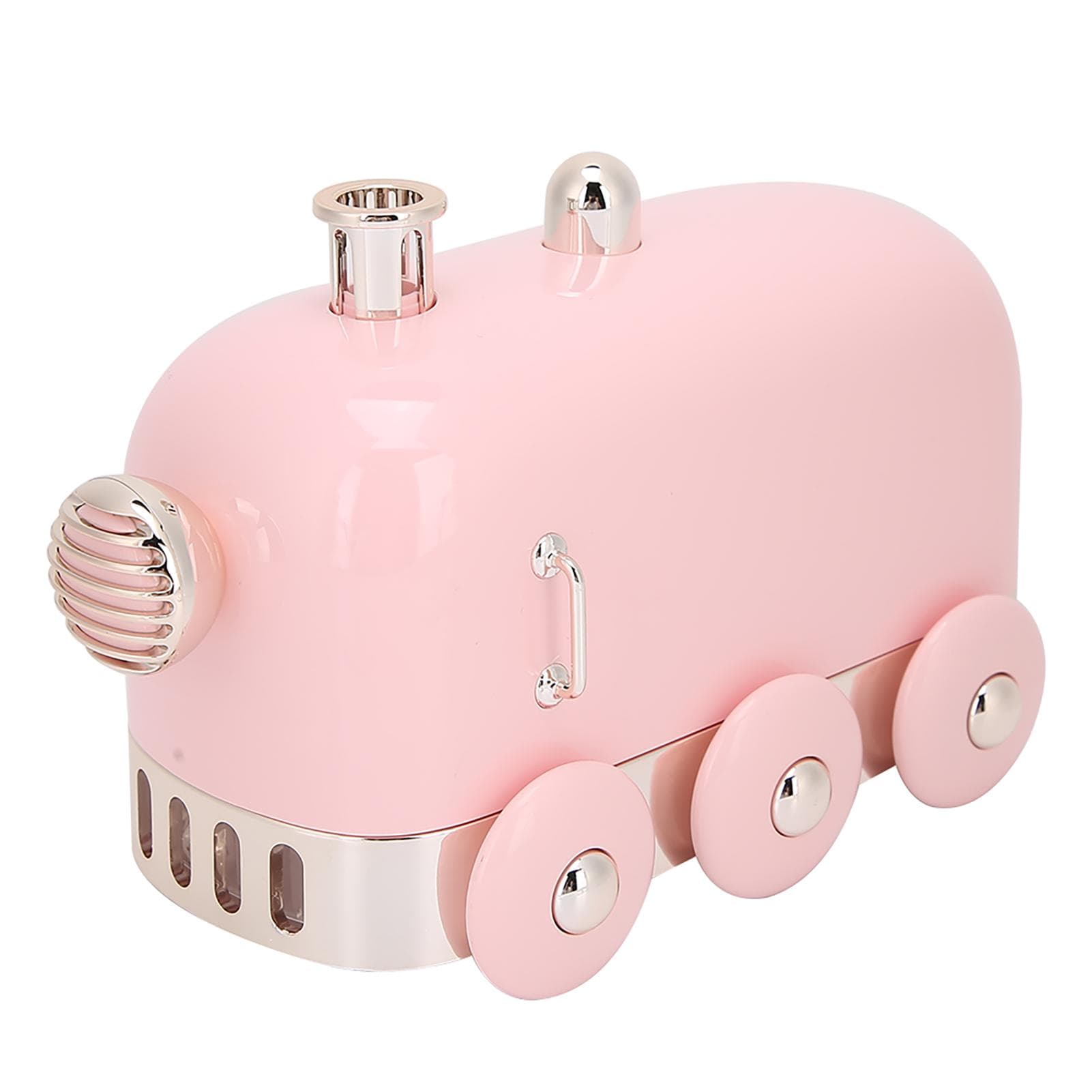 300ml Portable Vintage Ultrasonic Humidifier Desktop Light Bedroom Air Mist MakerPink