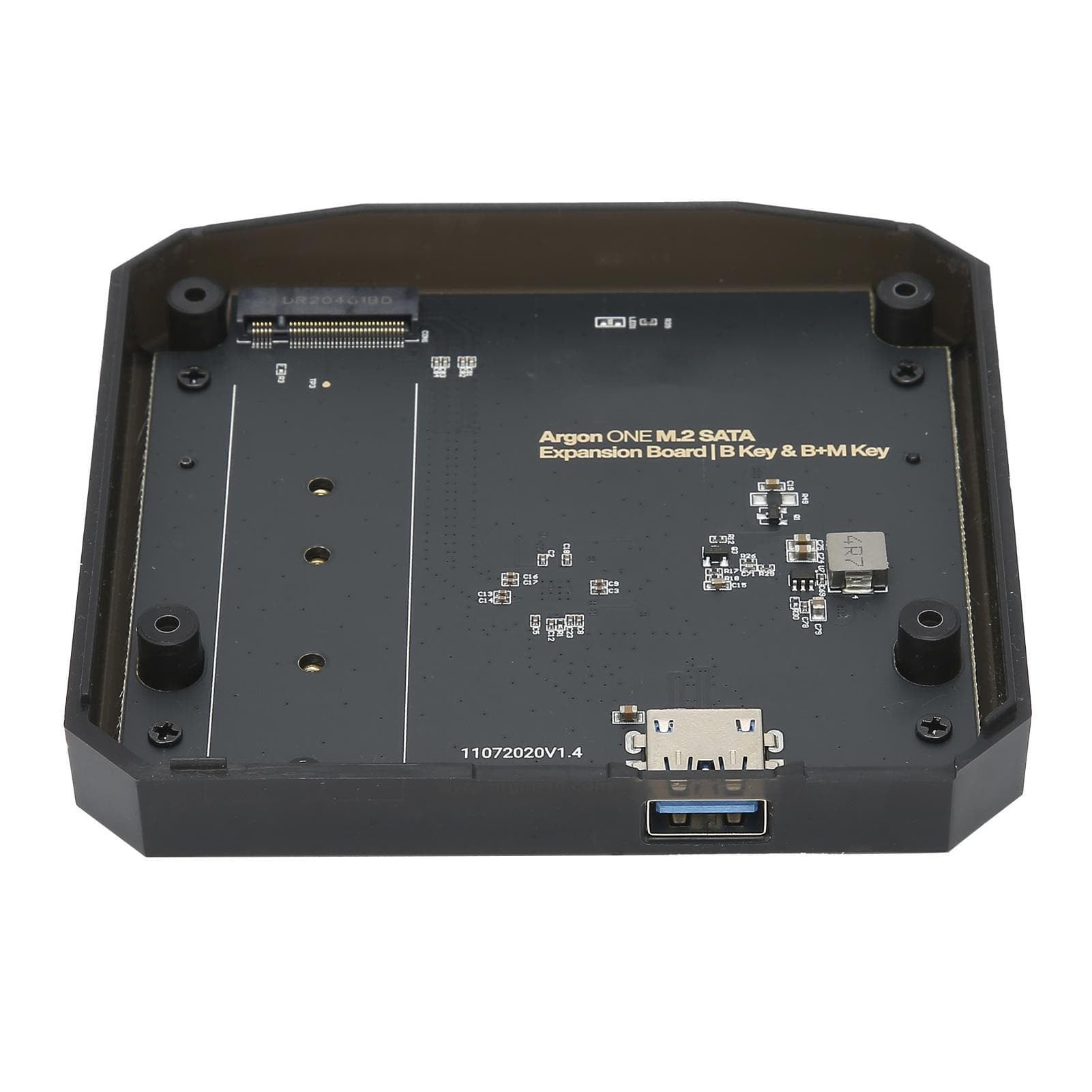 Case for Raspberry Pi 4B M.2 Expansion Board USB3.0 to SATA Connect SSD Solid State Drives