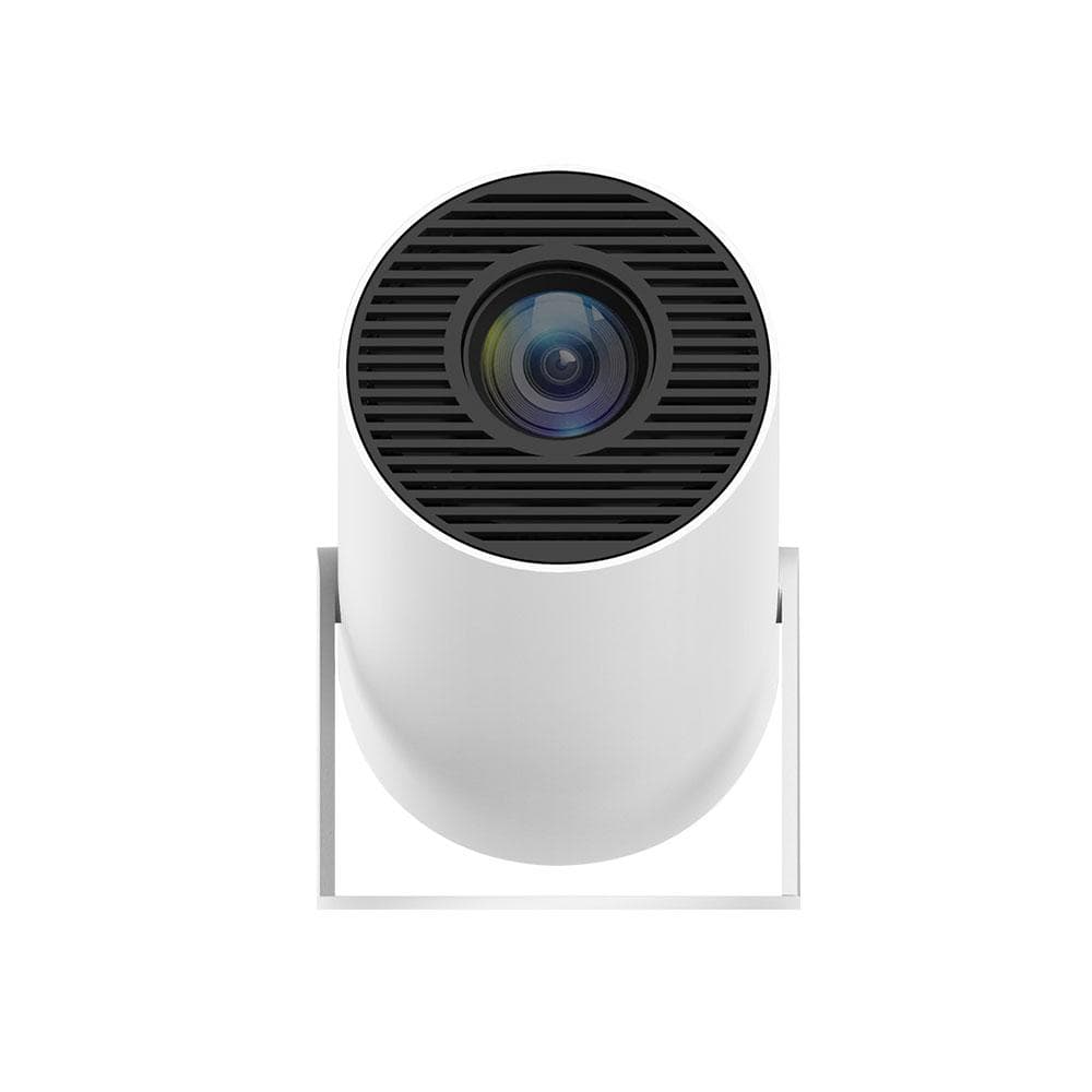 HY300 Pro 4K MINI Projector TV Home Theater HD True 720P WIFI Portable Projectors Cinema Android IOS 1080P For Mobile Phone with EU Plus white