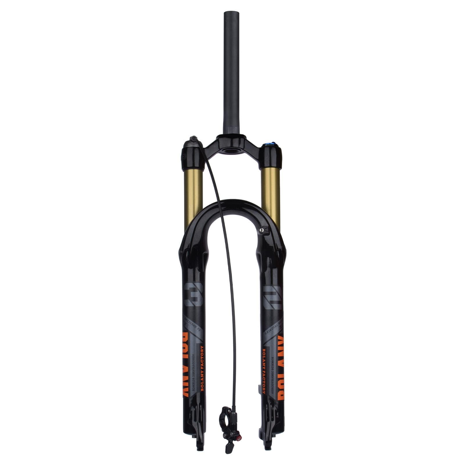 Professional Air Pressure Front Fork Made of Aluminum + Magnesium Alloy Suitable for 27.5/29 Inch 27.5 Line Control Gold Tube