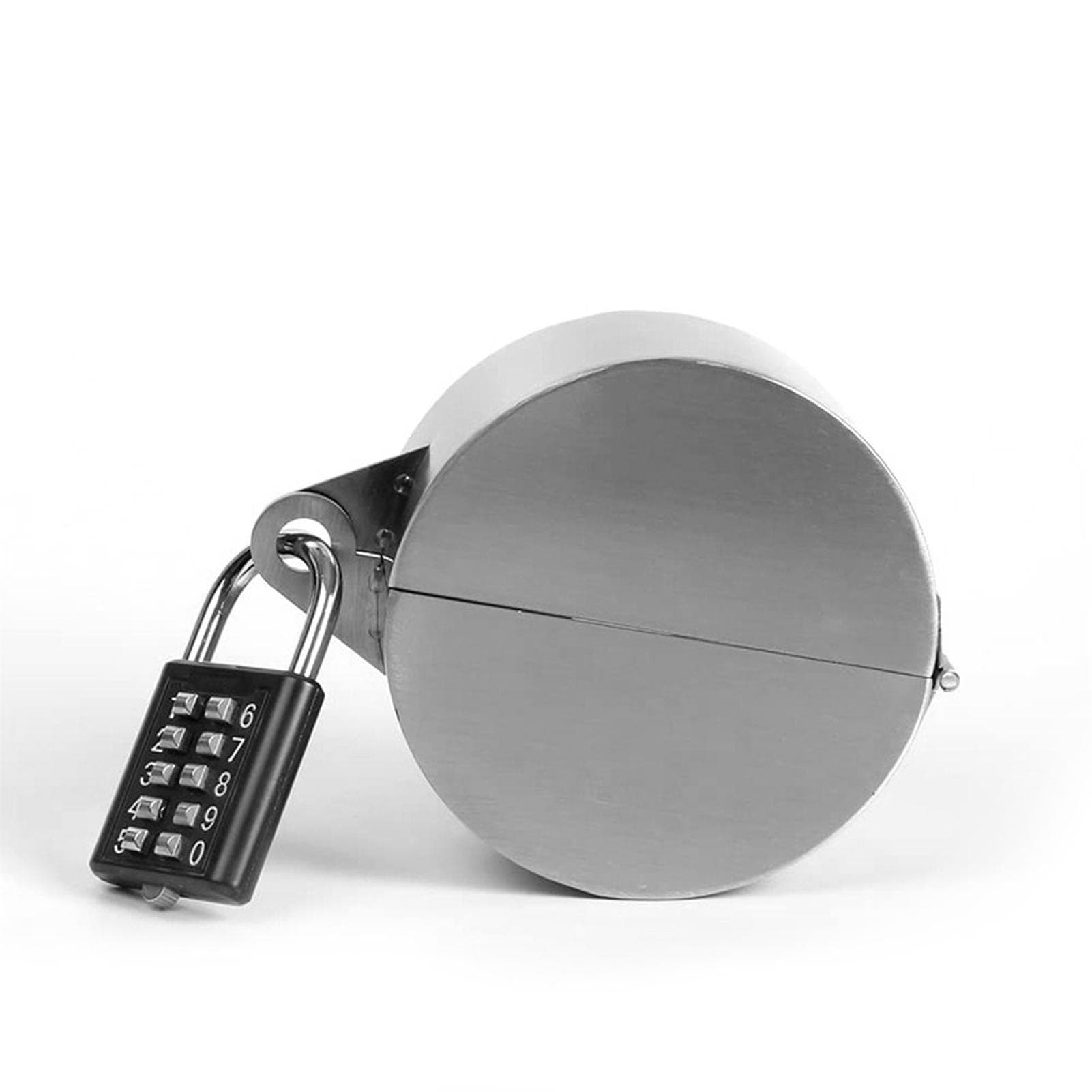 Faucet Lock System Gate Valve Lockout Device Household Faucet Protective Cover with Password Lock silver