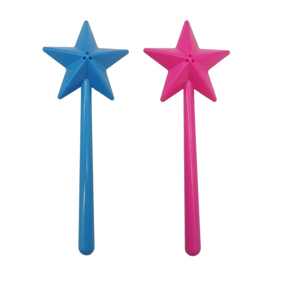 Creative Plastics Salt Shakers Star Long Hand Condiment Jar Utensils Refillable Household Salt Pepper Magic Wands BBQ Supplies