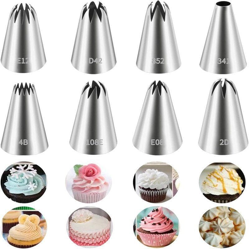 8pcs Piping Nozzle Set 8-piece Set