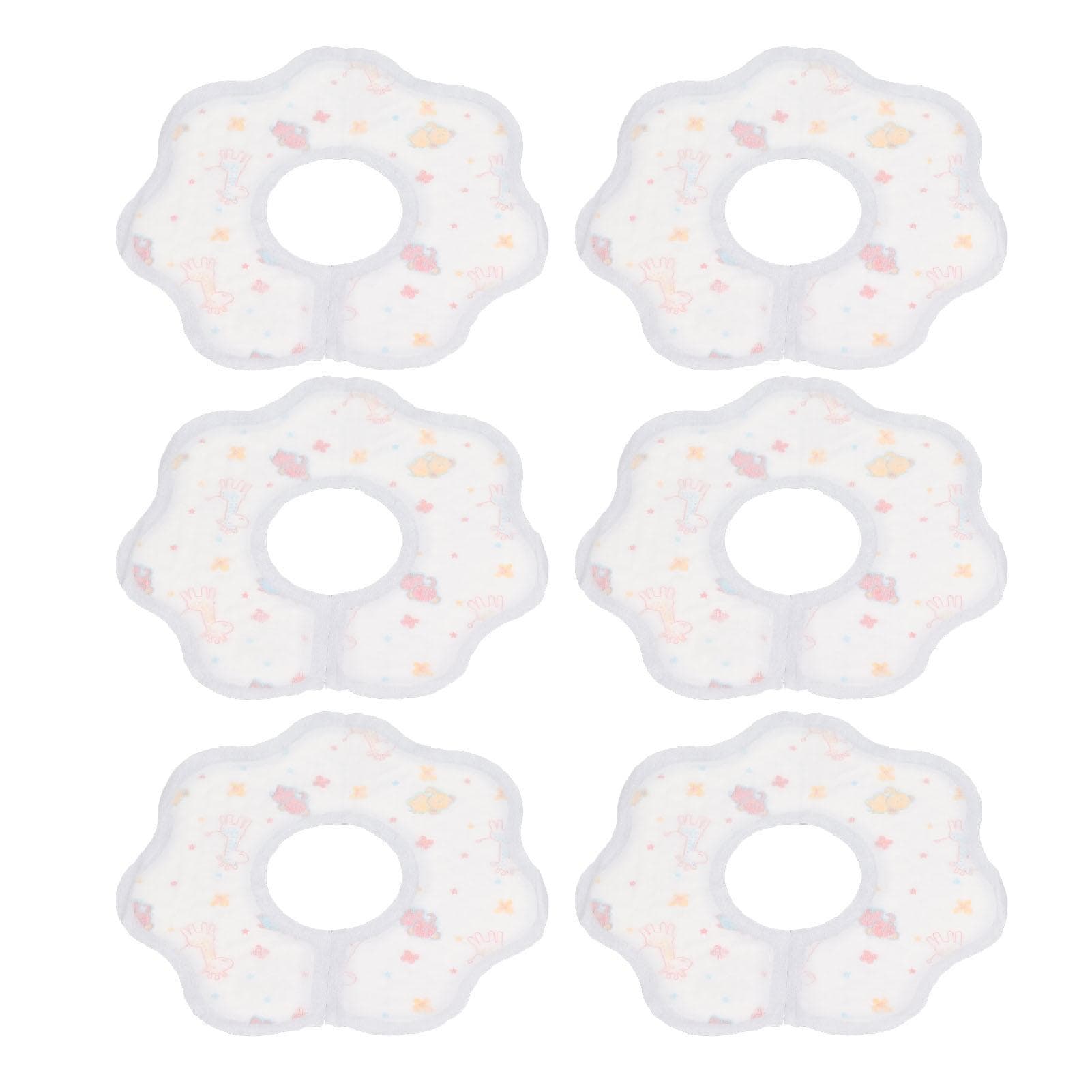 20 Pack Disposable Bibs for Baby 360 Degree Wrap Individually Packaged Soft Hygienic Leakproof Baby