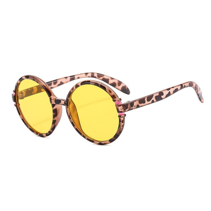 Vintage Punk Round Sunglasses Women Luxury Brand Steampunk UV400 Shades Retro Lady Eyewear 1PC