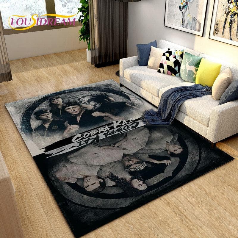 Cobra Kai Amanda TV Karate Area Rug Large,Carpet Rug for Living Room Bedroom Sofa Doormat Decoration,Kid Play Non-slip Floor Mat 70x100cm