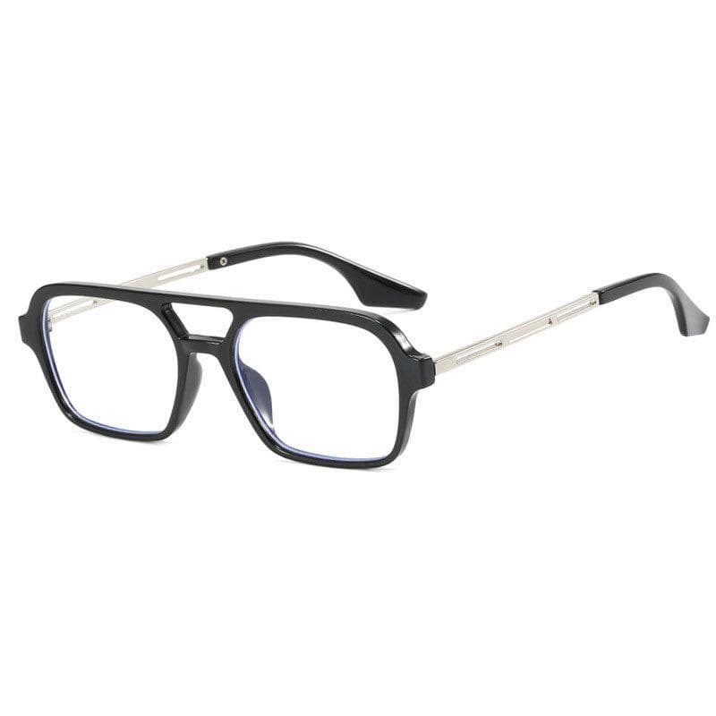 Retro Aviator Sunglasses for Women Men Trendy Rectangle Shades UV Protection Sun Glasses with box