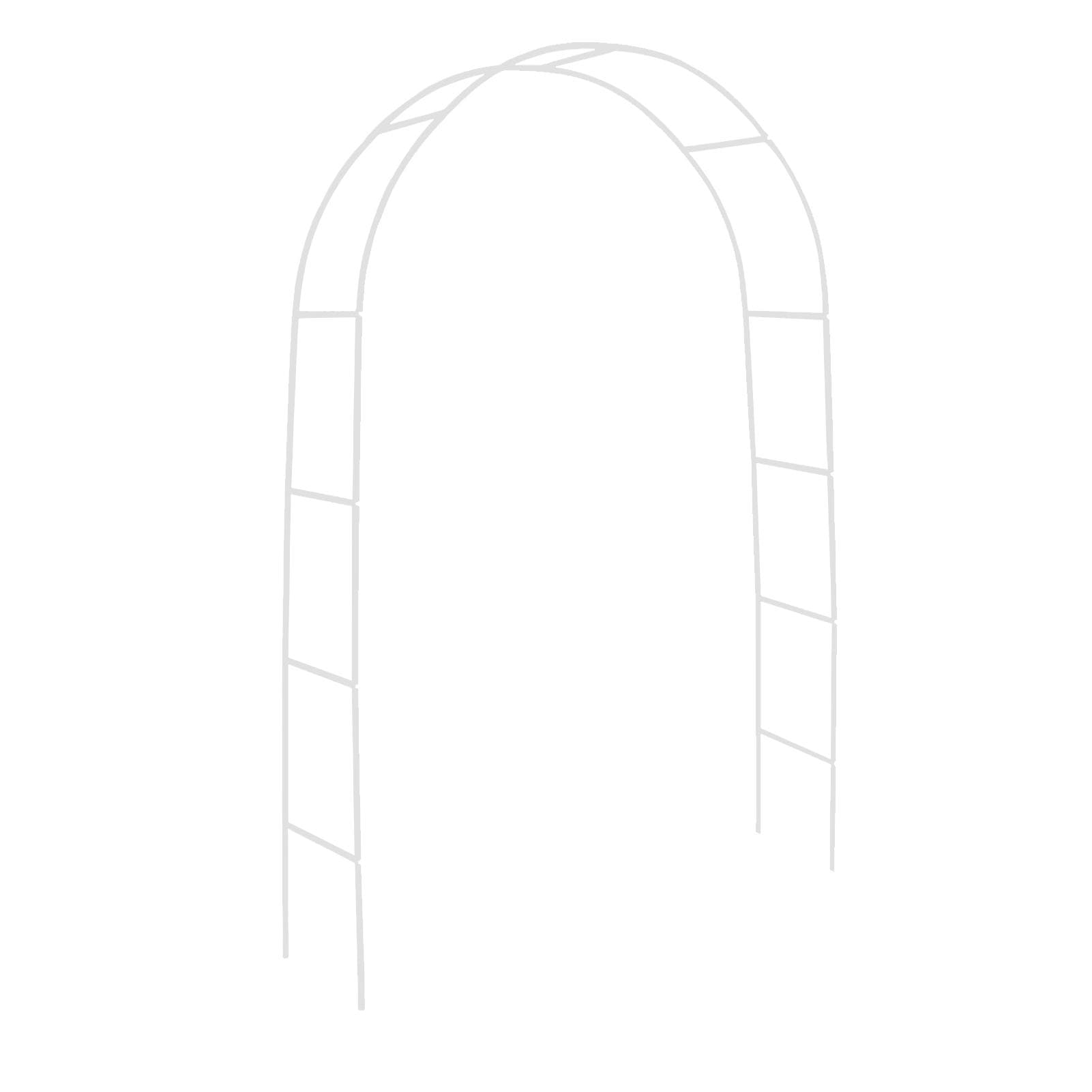 Garden Arch Arbors Trellis Plants Stand for Outdoor Garden Wedding Ceremony Party Decoration white