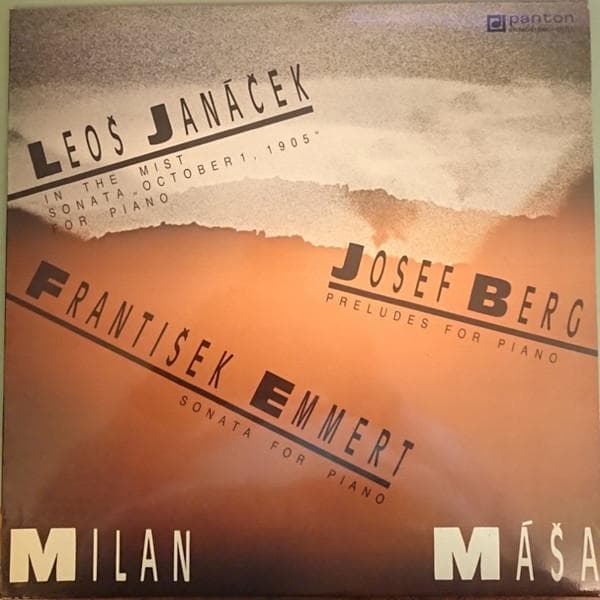 LP Record MILAN MASA Leos Janacek Josef Berg Frantisek 810901 PANTON 1990 Czechoslov Classical Used