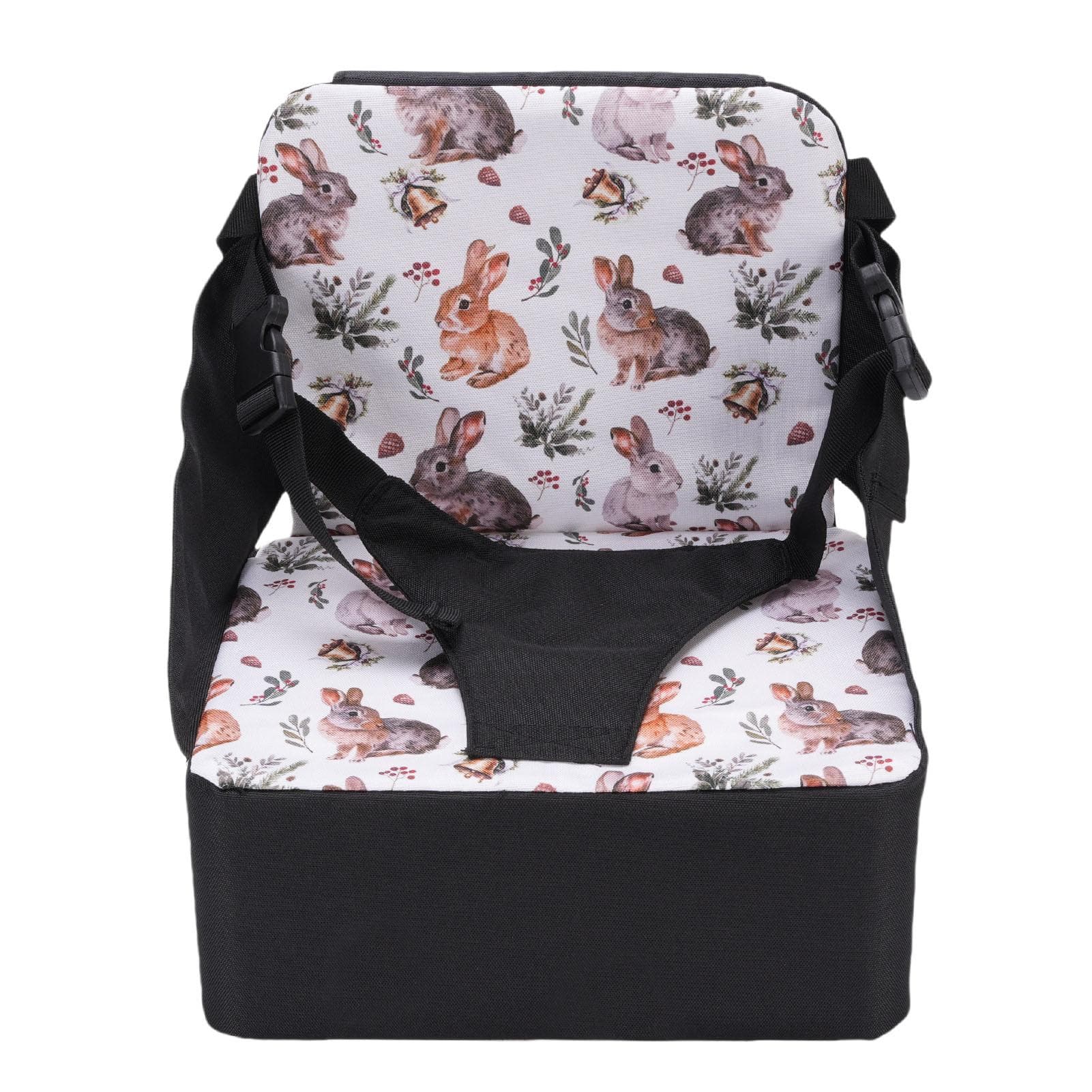 Chair Booster Seat with Backrest Portable Water Proof Folding Toddler Booster Seat for Dining Table