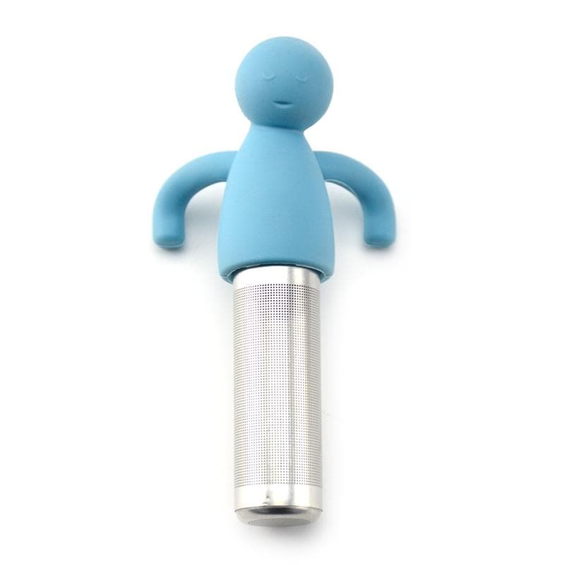 Stainless Steel Infuser Tea Strainer Tea Bag Creative Tea Infuser Strainer Leaf Filter Diffuser Infuser Kitchen Accessories blue