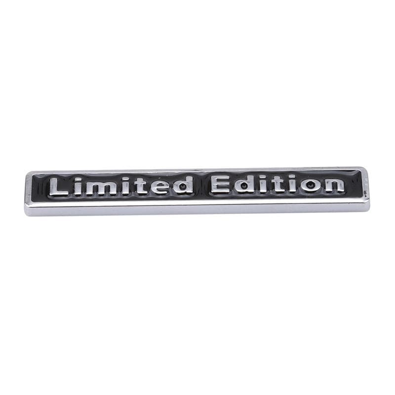 3D Metal Limited Edition Auto Car Sticker Badge Decal Motorcycle Stickers Emblem black