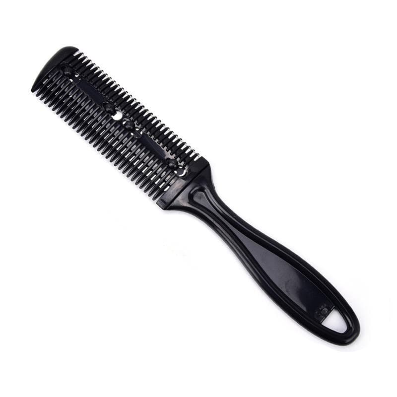 Thinning Comb Professional Trimmer Shaper Razor Blade Hair Cutter black