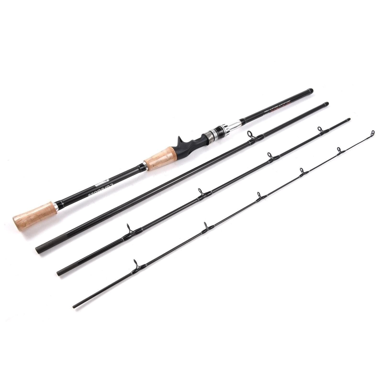 Fishing Rod for Freshwater and Saltwater Fishing 4-Section 2.1m / 2.4m Spinning Rod Casting Rod Cast Rod 24cm