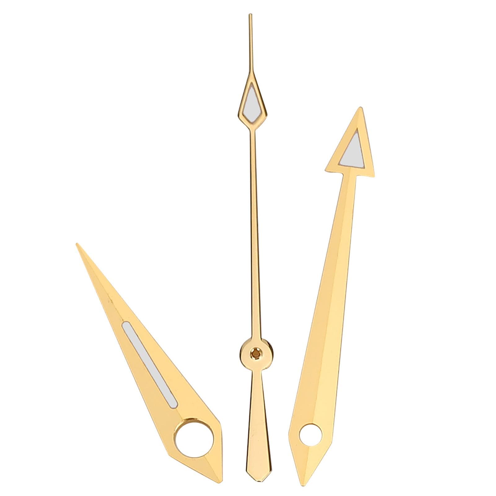 Men Watch Hour Minute Second Hands Watch Needles Fit for ETA2824 MovementGold gold