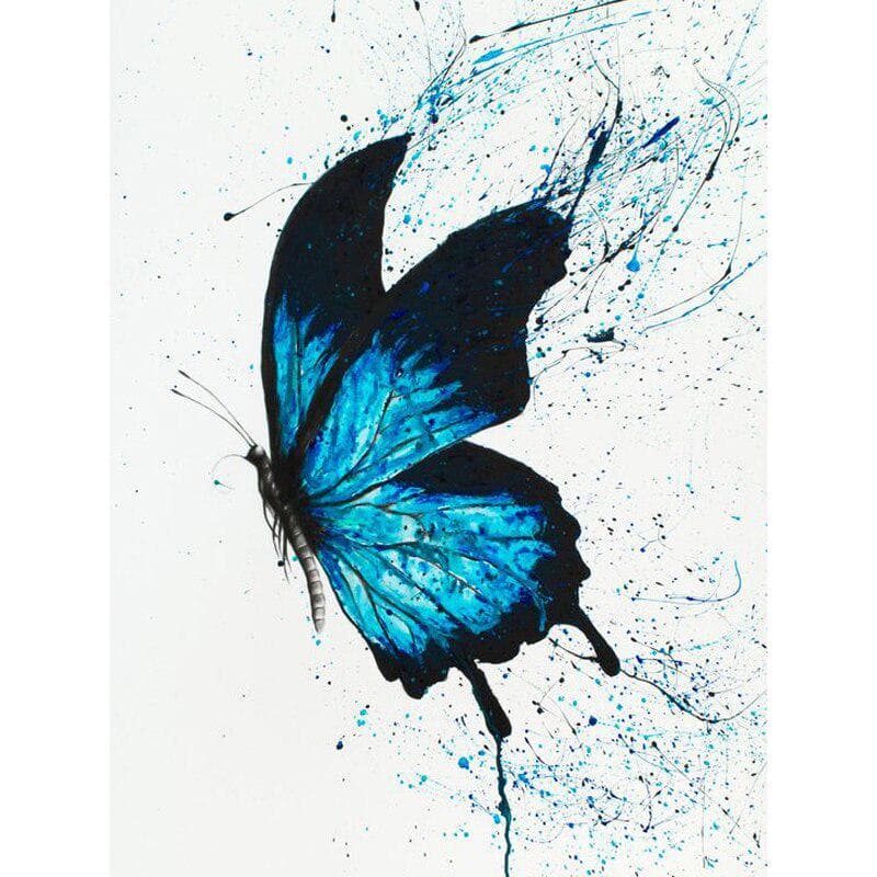 5D DIY diamond painting butterfly Cross stitch animal Diamond Mosaic Embroidery 20X30CM