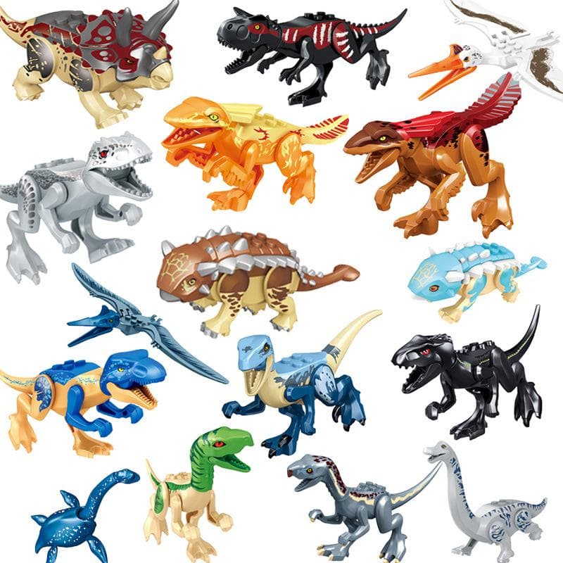 YG77119 YG77148 Dinosaur Building Blocks Triceratops Veli Raptor Wing Dragon Fire Raptor Toy Building Blocks