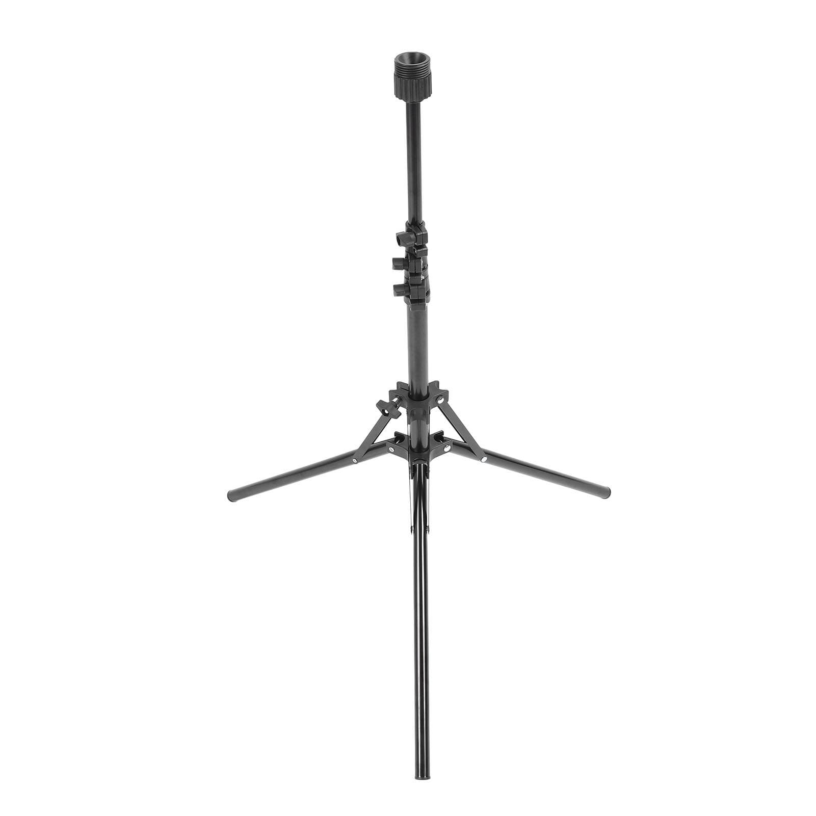 Wig Head Stand Tripod Aluminum Alloy Adjustable Height Portable Mannequin Head Stand Holder for