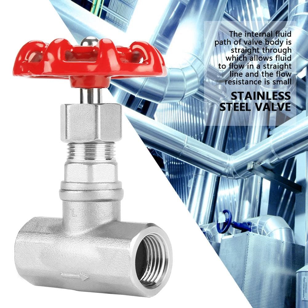 DN15 Stainless Steel Gate Valve BSPP G12 Rotary Sluice Valve for Water Oil Gas