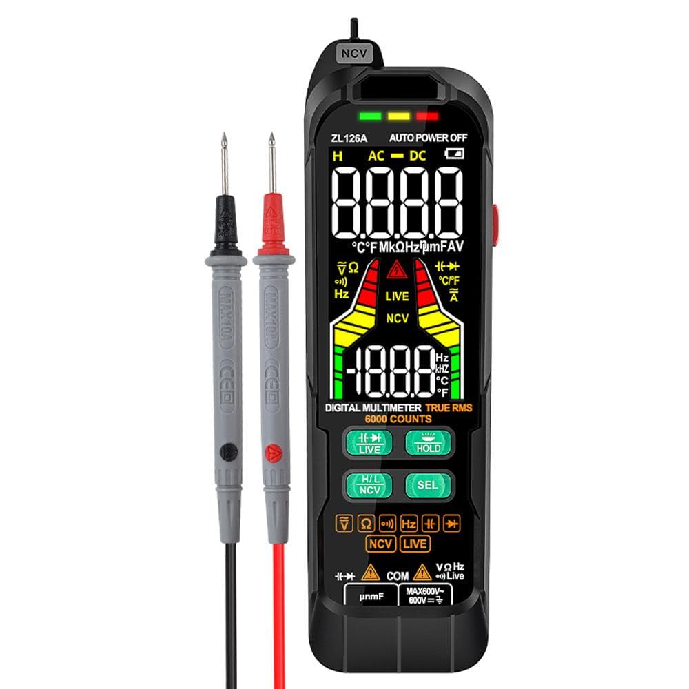 Digital Multimeter Professional Tester Meter Alternating Current Direct Current Voltage Multimetro ZL126A multicolour