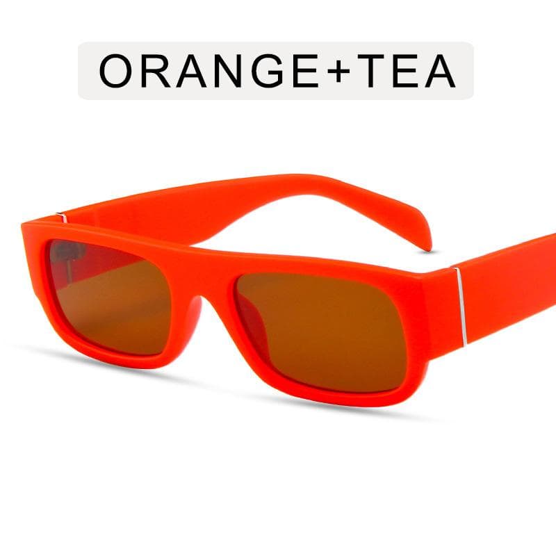 Fashion Unisex Luxury Small Sunglasses Vintage Rectangle Shades For Women UV400 Protection only 1 sunglasses