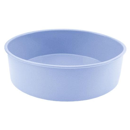 Silicone Cake Heat Resistant DIY Reusable Durable Dessert Cookie Pastry Mould for Kitchen 8Inch light blue