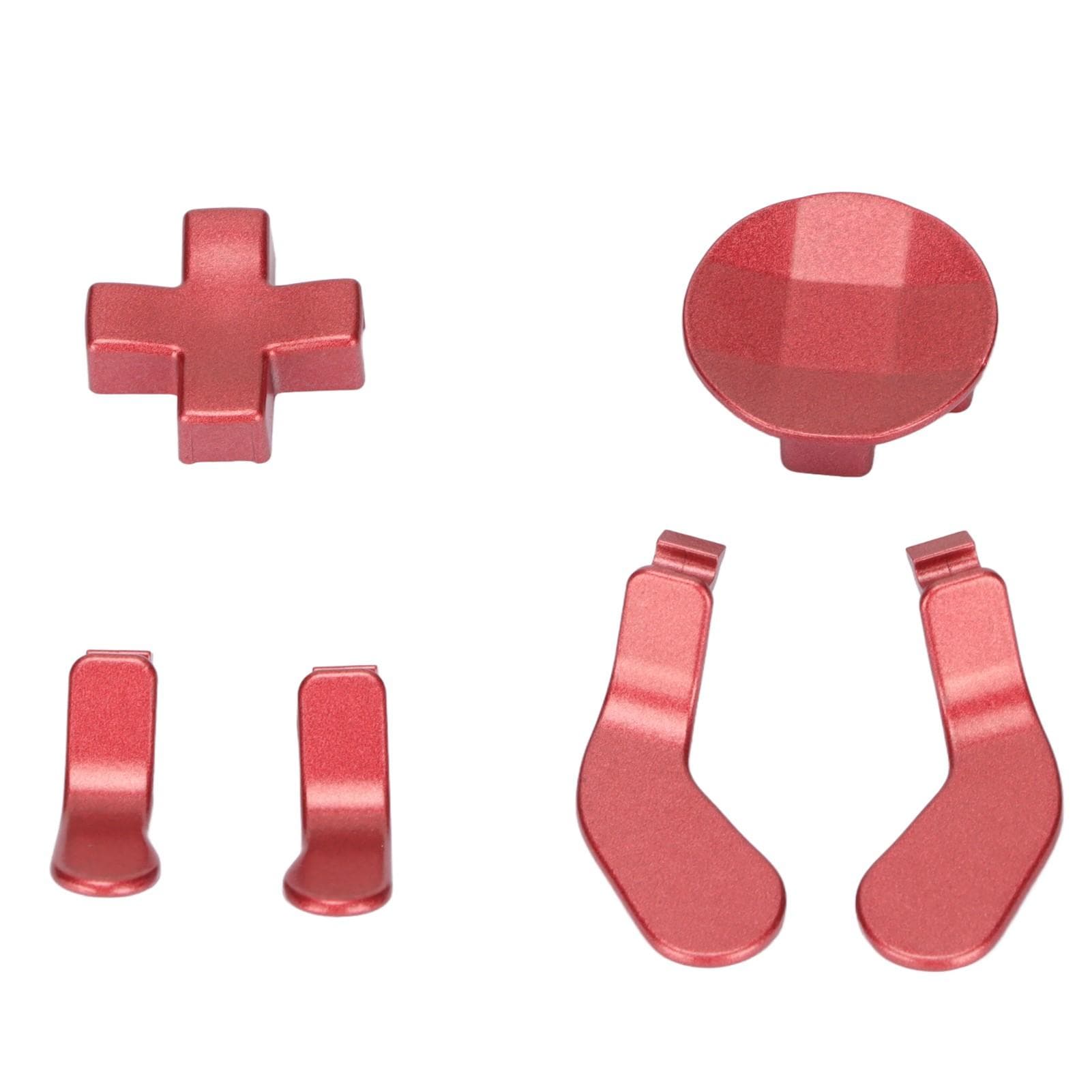 Stainless Steel Metal D Pads Paddles Replacement Controller Accessories for Xbox One Elite Series red