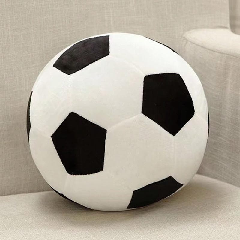 1 football pet plush toy for dogs and cats to interact and play white