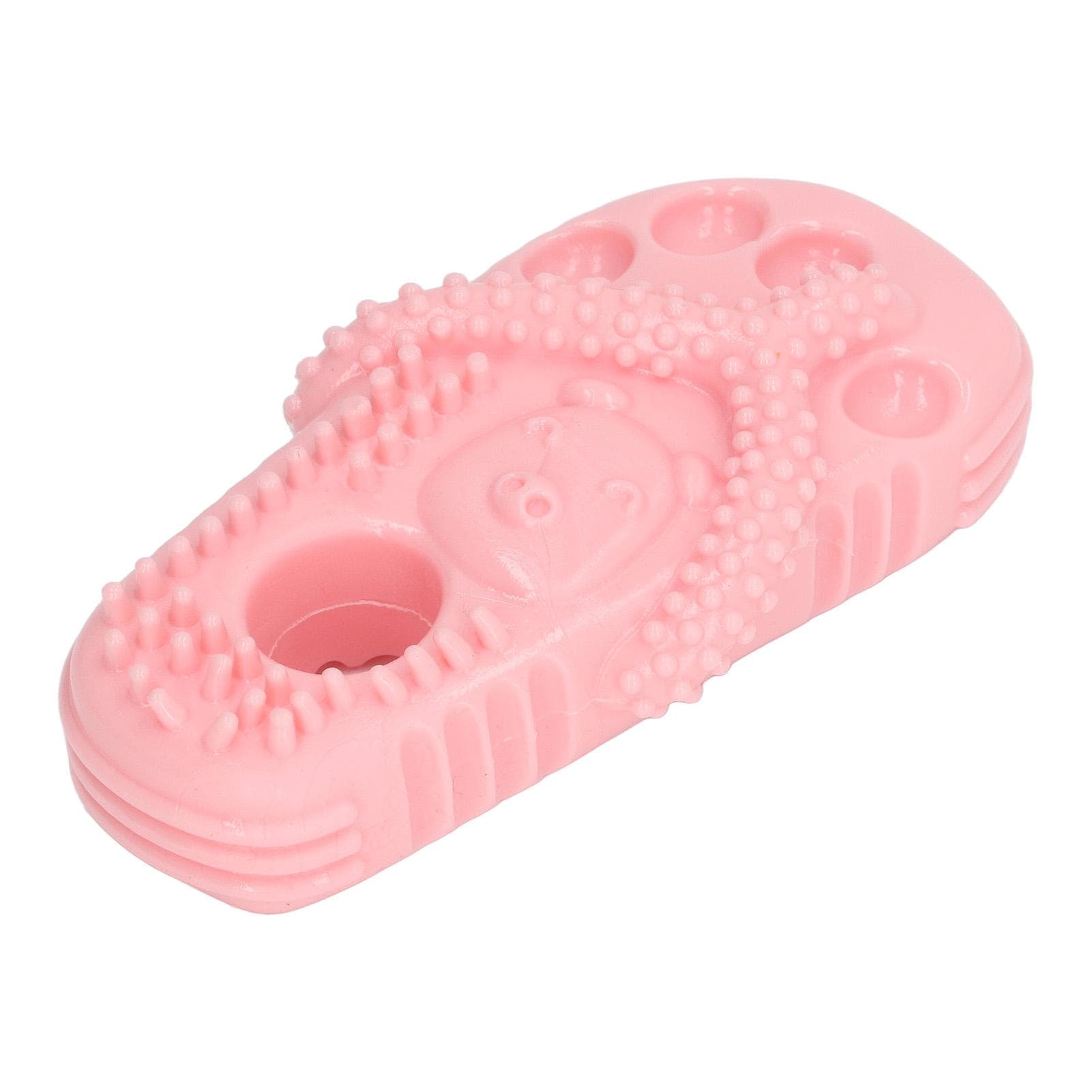 Dog Chew Toy TPR Cute Slipper Shape Bite Resistant Teeth Cleaning Pet Teething Toy for Puppy Gift