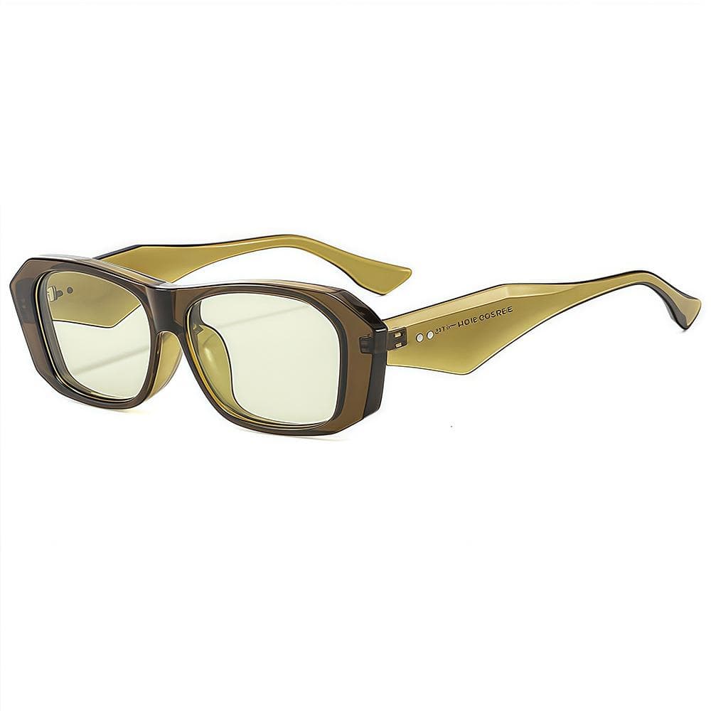 Retro Leopard Print Women Sunglasses Y2K Small Frame UV400 Protection Casual Multi Color Unisex Glasses as picture