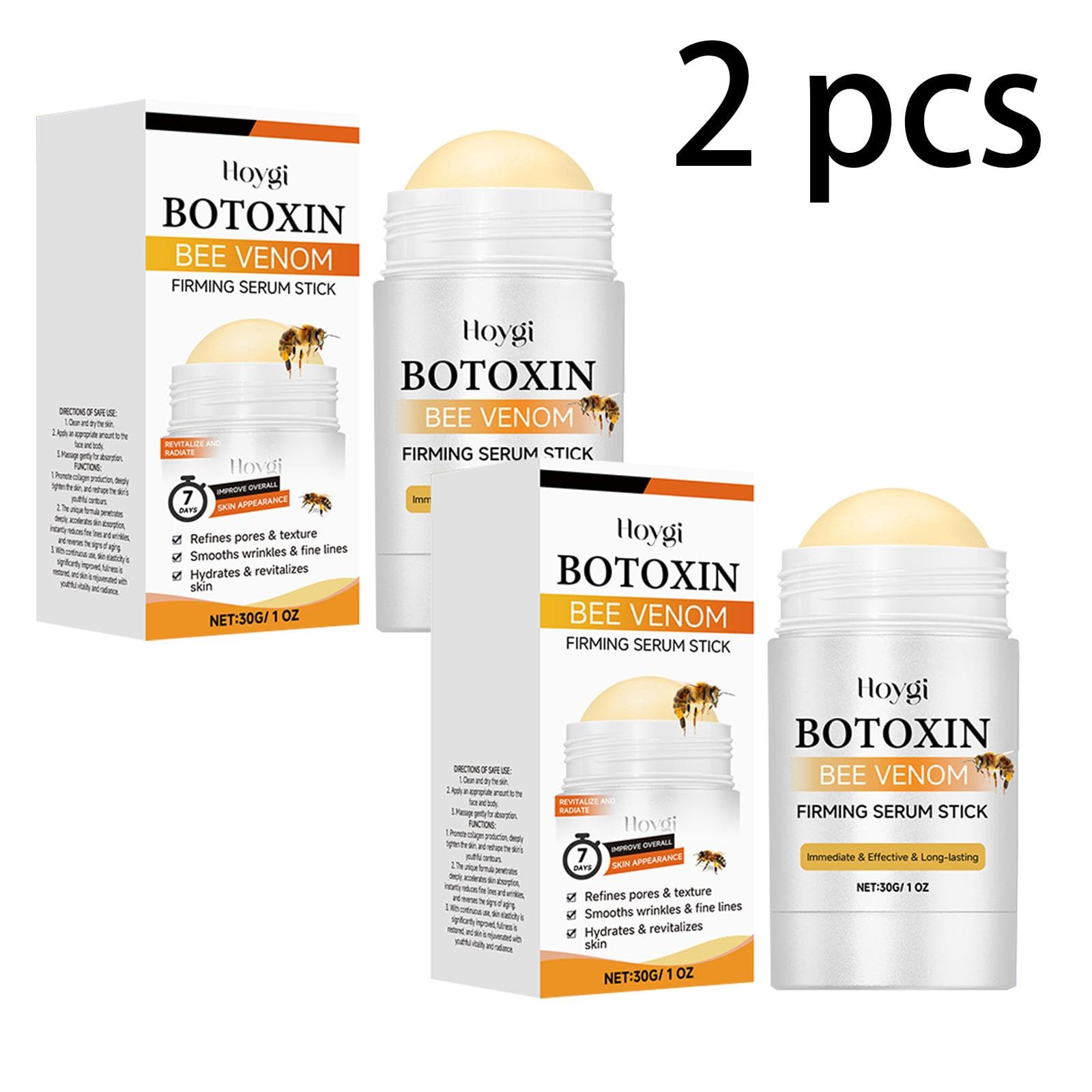 Hoygi Bee Venom Wrinkle Reducing Cream Firming and Anti-Wrinkle Cream Restores elasticity, plumps skin and reduces fine lines.