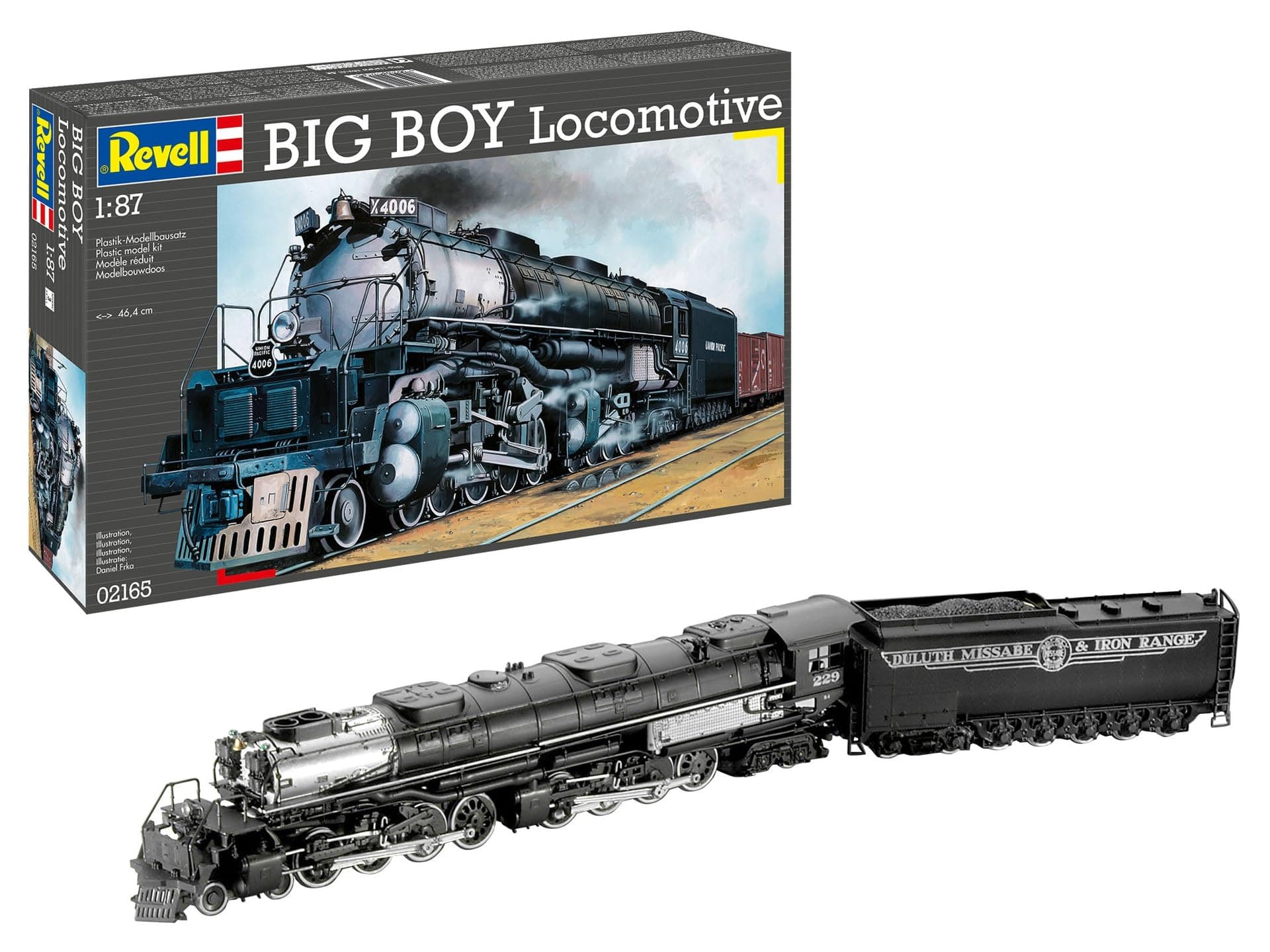 Revell 1/87 Big Boy Locomotive Model 02165 Plastic