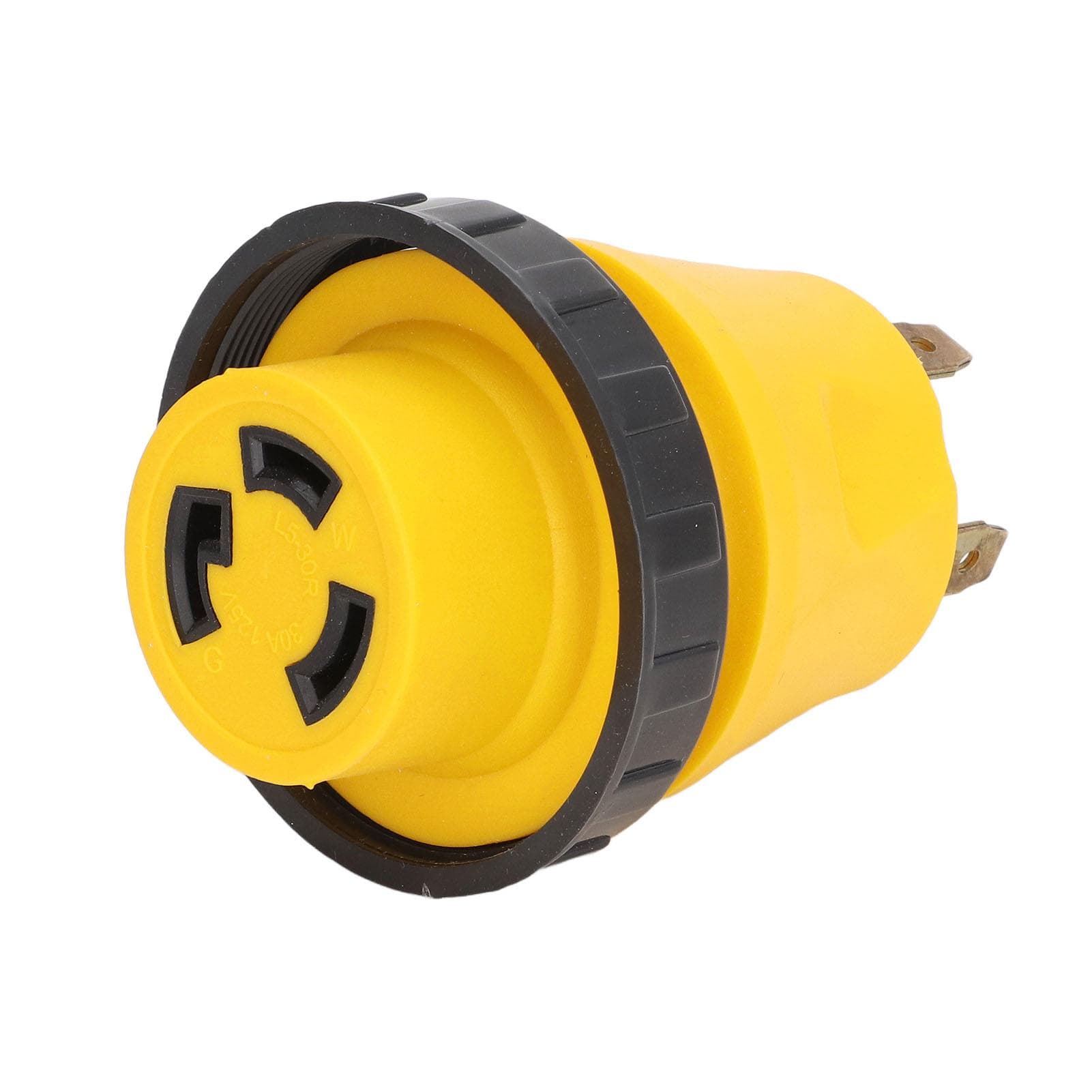 Generator Power Connector TT 30P to L5 30R Conversion Plug with Locking Ring 30A