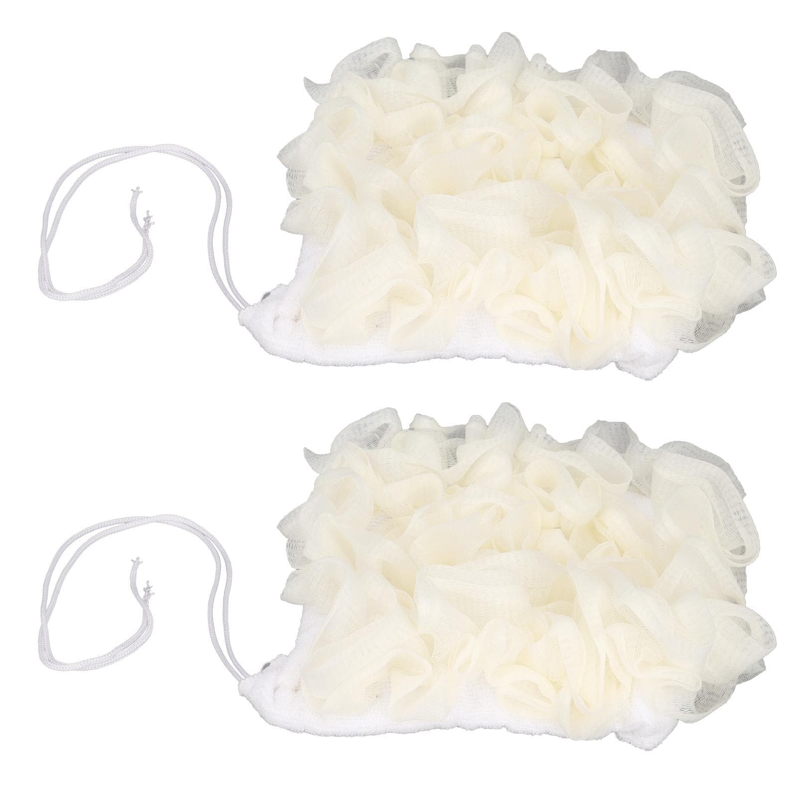 2PCS Face Washing Showerball 2 in 1 Bath Towel Face Washing Showerball for Travel Woman Gift Hotel