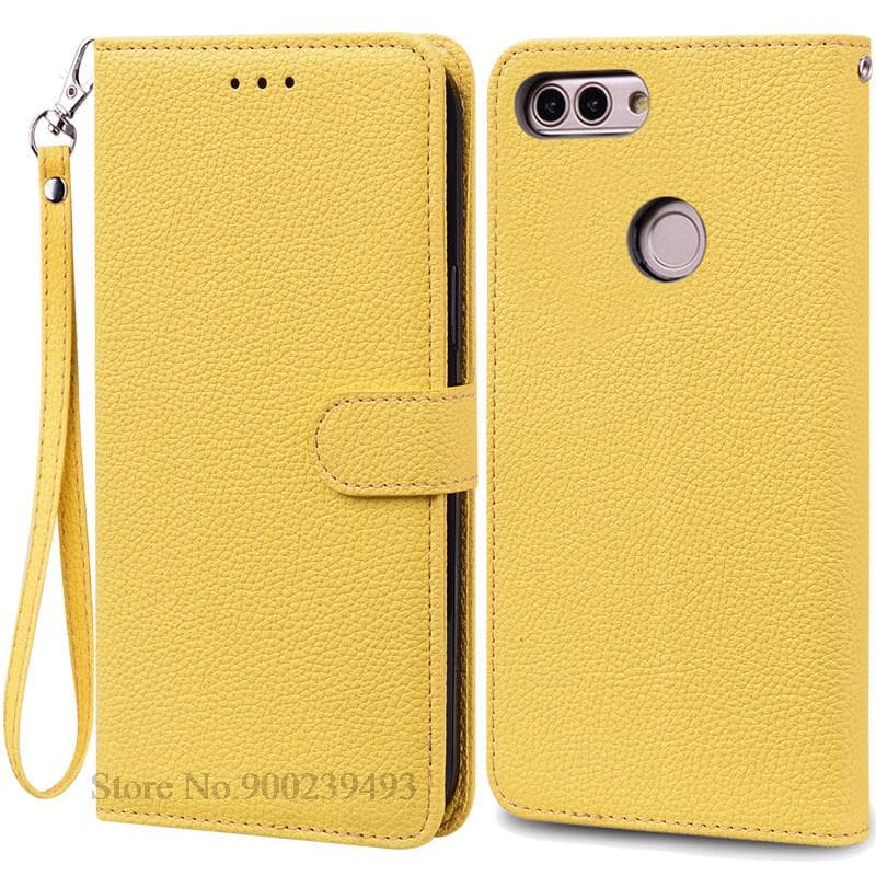 For Huawei P Smart 2018 Case FIG-LX1 Leather Wallet Flip Case For Huawei P Smart Case FIG-LX1 5.65 inch Case Coque Fundas Shell P Smart 2018 FIG-LX1