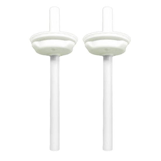 2Pcs Flexible Straw for Owala Kids Water Bottle 12/15oz BPA-Free Silicone white