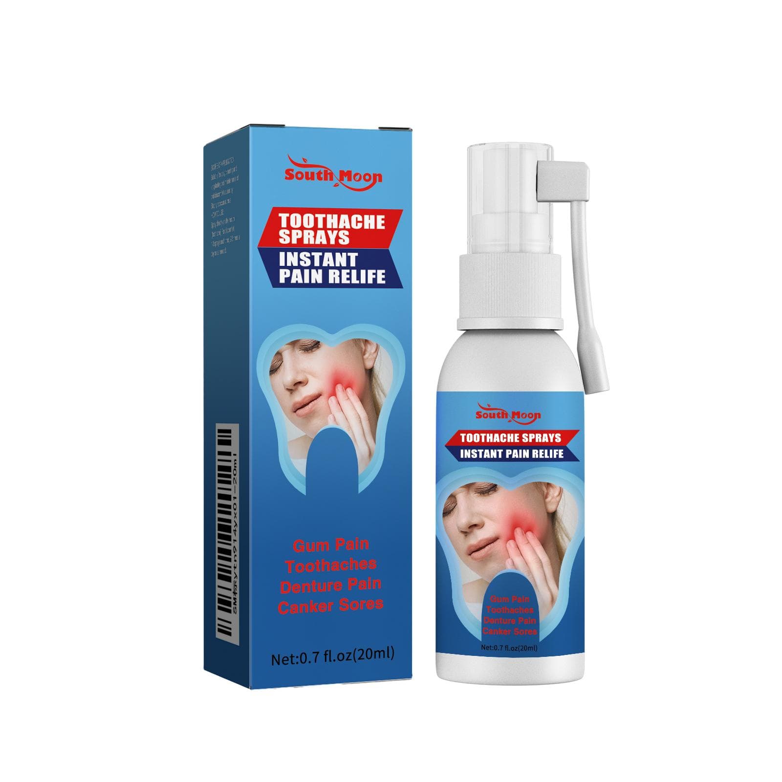South Moon Oral Care Spray Teeth Care & Relief Gentle Care Mouth Spray