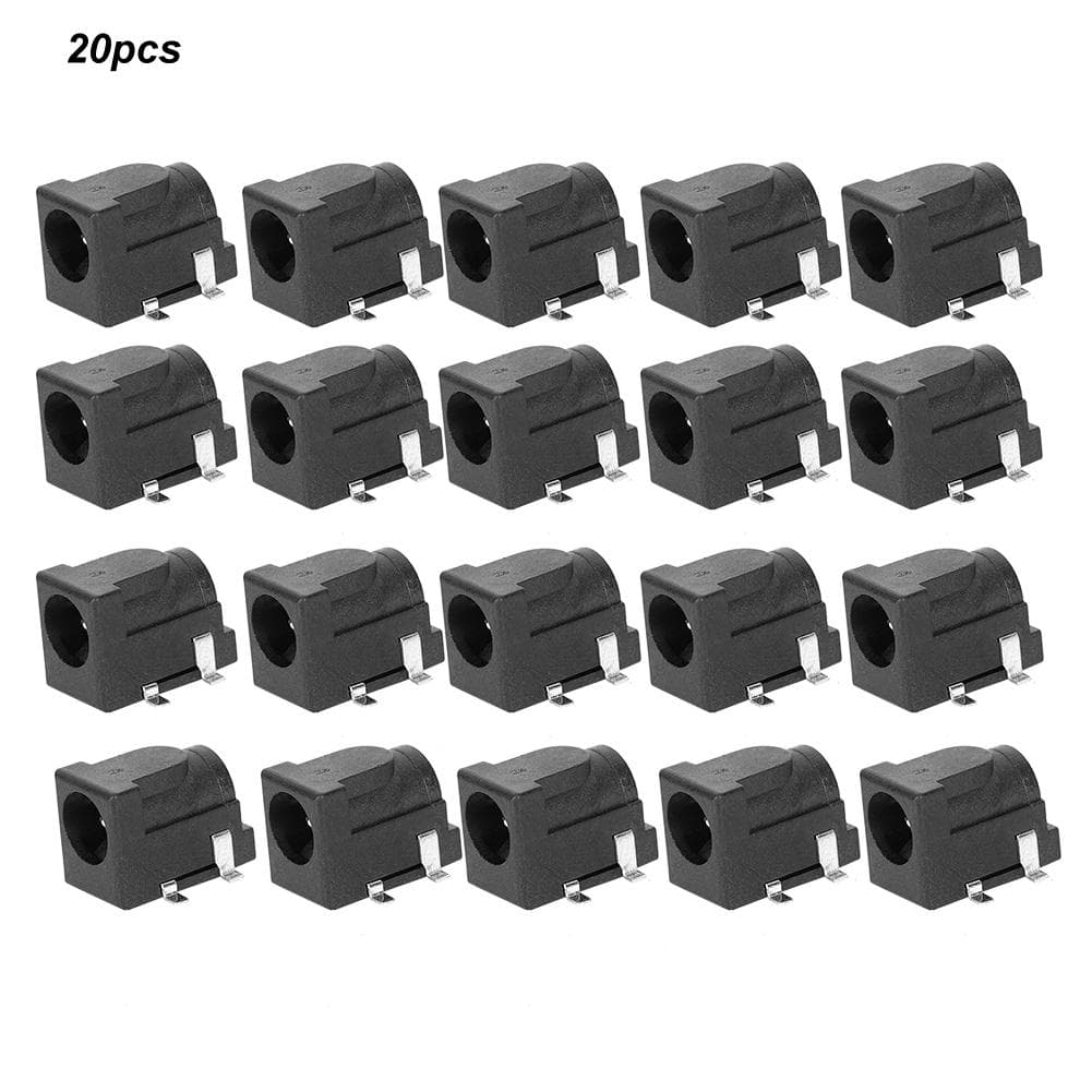 20Pcs DC Power Socket Environmental Protection High Temperature Resistance DC050 5.5 x 2.1