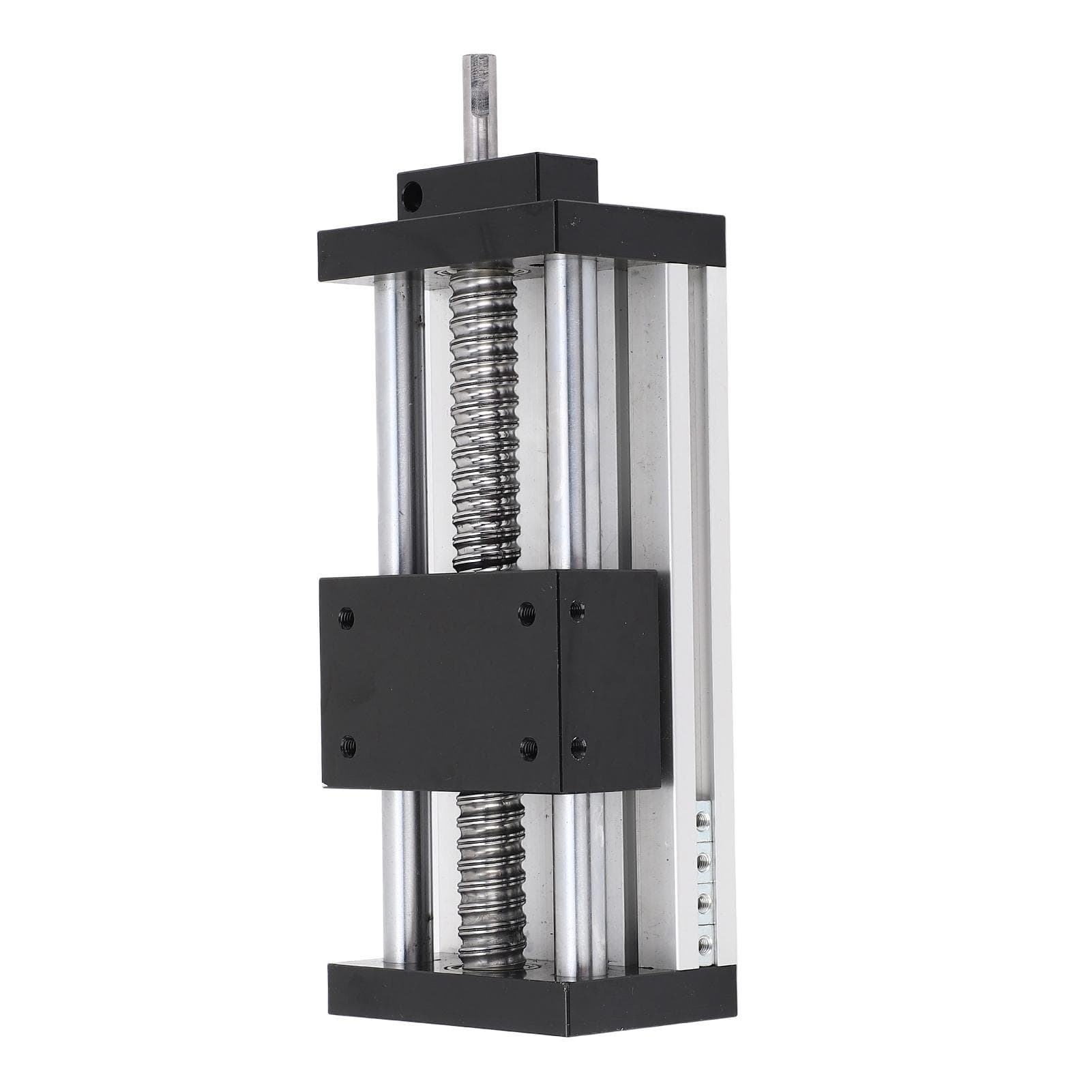 Slide Linear Stage 100mm Stroke 10mm Reserved Protection Dual Axes Manual Linear Rail Sliding Table