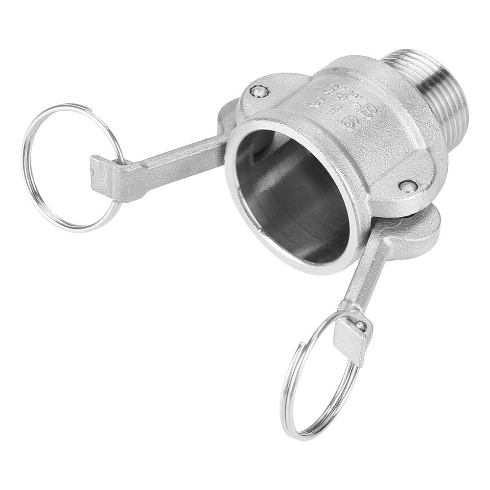 Stainless Steel DN20 34 B Trash Pump Adapter Female Camlock Fitting with Male Pipe Threads
