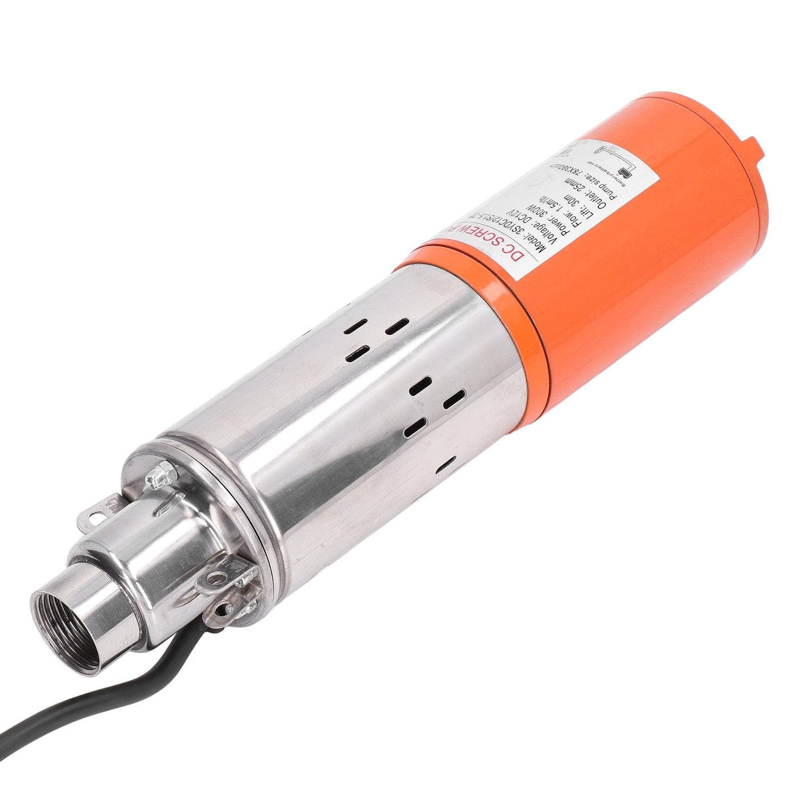 DC Screw Pump Deep Well Solar Submersible High Pressure 12V 30meter High Lift 3SYDC12S1.5?30