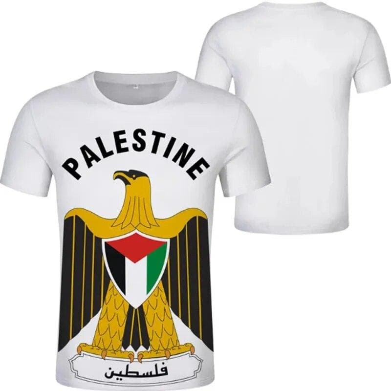 PALESTINE T-Shirt 3D Printed Casual Street Letter Tshirt Nation Flag Tate Palestina College Oversized Design Men Women Clothing 4XL